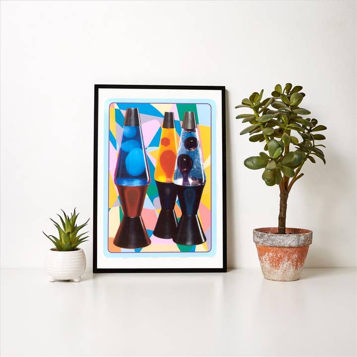 Found Image Press - Wholesale Art Print - Art Print SZ-92 Lava Lamps1