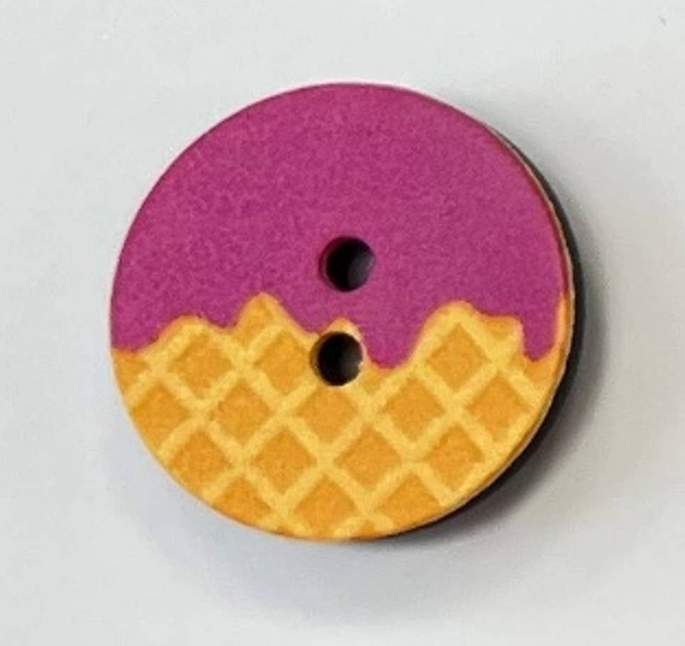NEMARK - Wholesale Sewing Button/Snap - ICE CREAM PRINTED BUTTON8