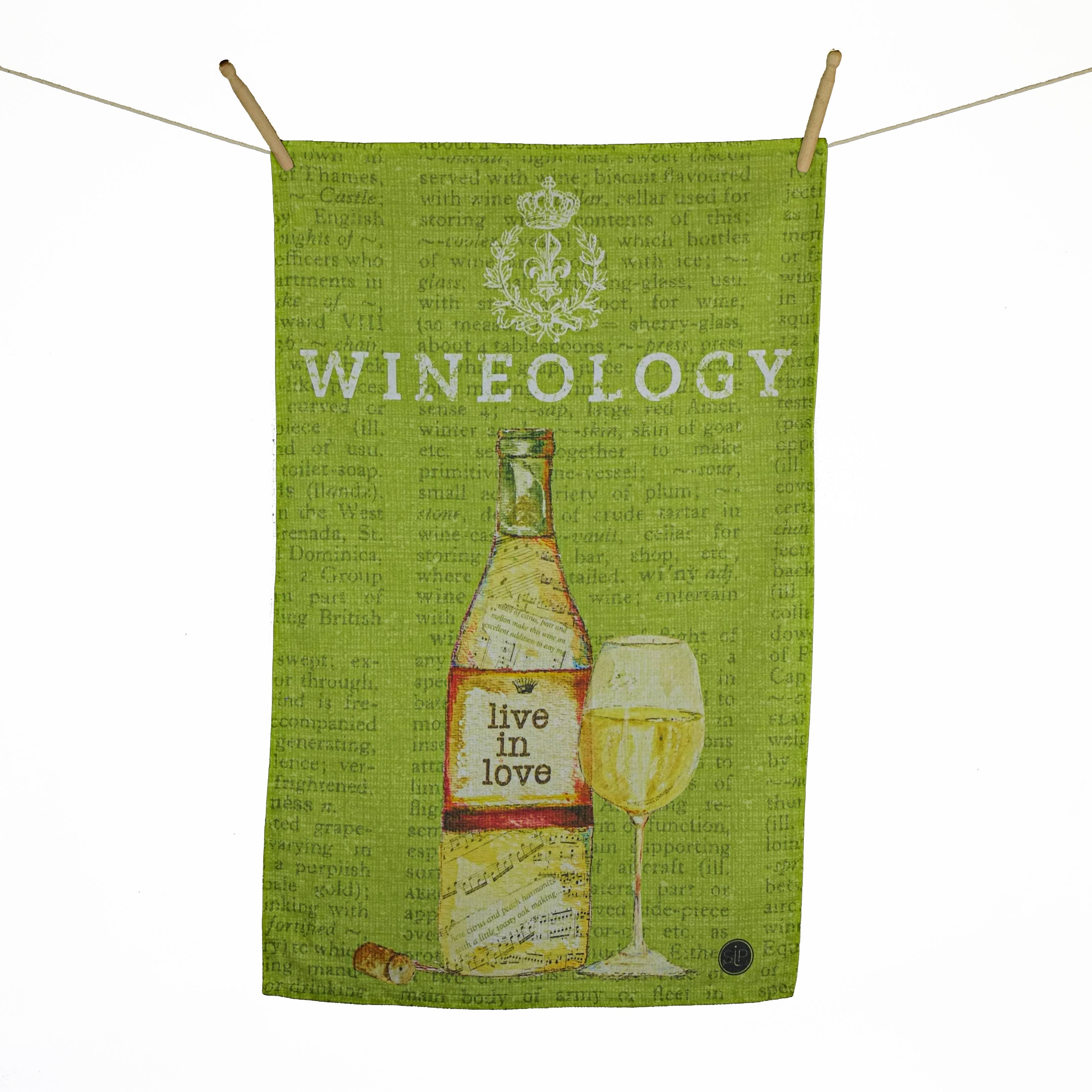 SIP - Vendita all'ingrosso Strofinacci - Asciugamano da cucina «Wine Series Green»7