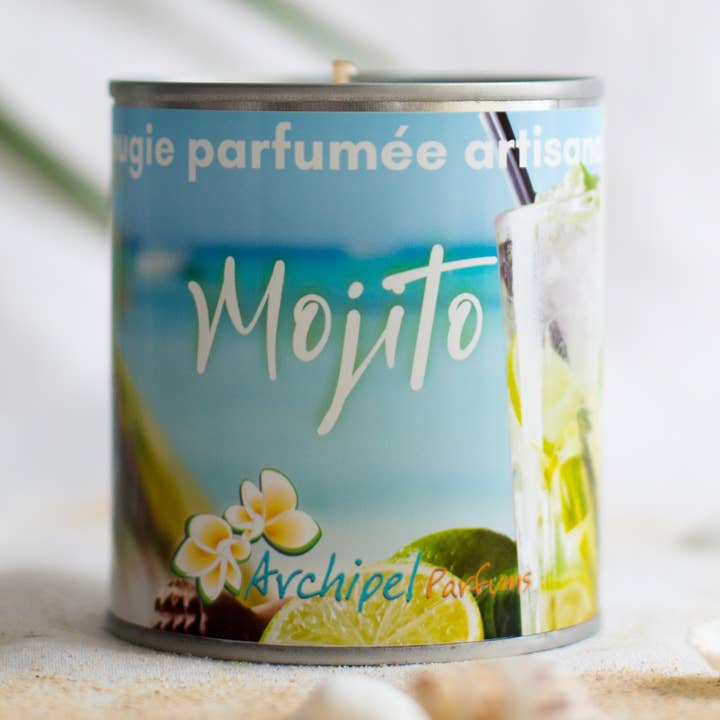 Ambachtelijke kaars MOJITO 240 Gr voor wholesale door Archipel Parfums