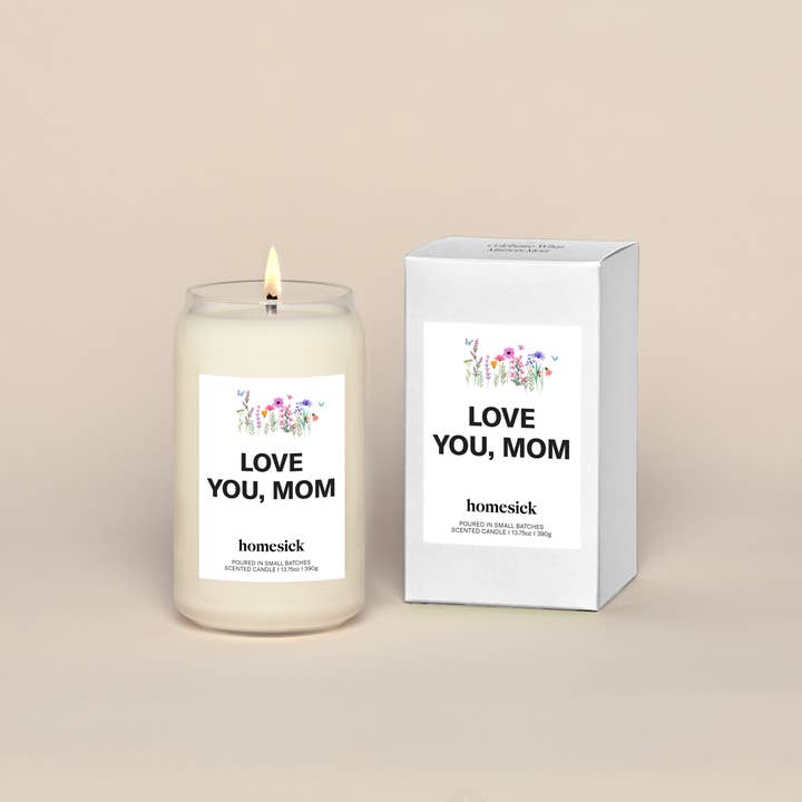 Homesick Candles - Wholesale Jar/Filled Candle - Love You, Mom