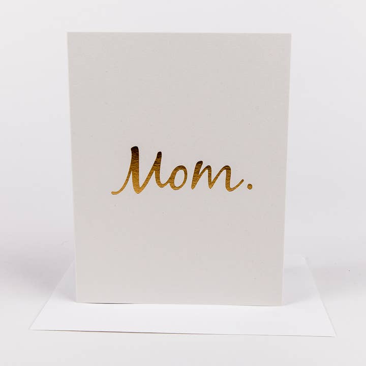 Maman - Carte de vœux pour la vente par Wrinkle & Crease Paper Products