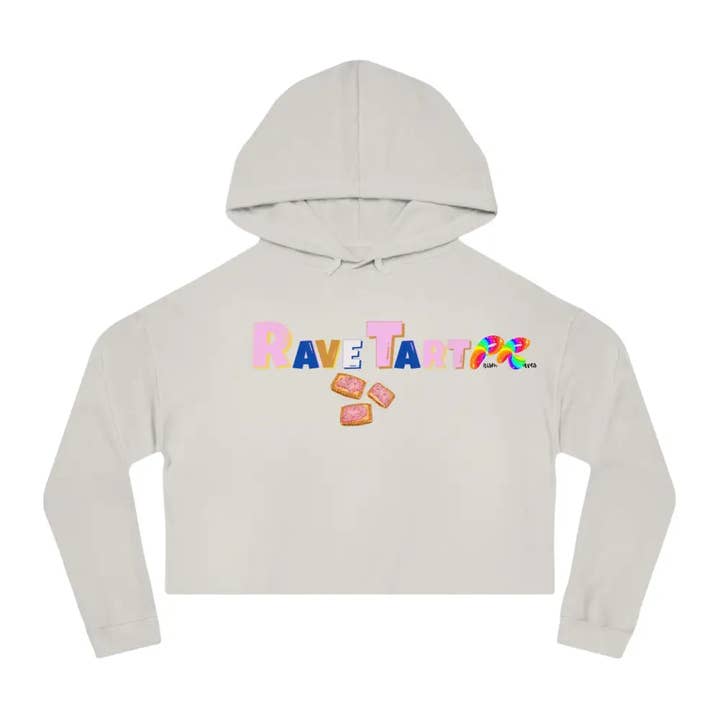 Prism Raves - Wholesale Hoodie - Women's - Rave Tart Cropped Hoodie