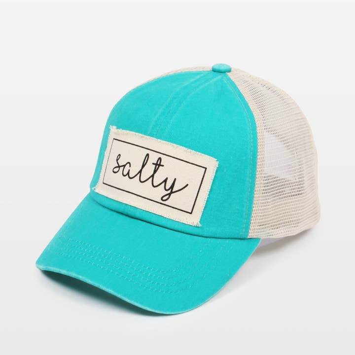 David And Young - Wholesale Baseball Cap - Women's - Salty Canvas Patch Mesh Back Baseball Cap18
