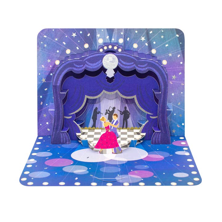 Theatre 3D Pop Up Birthday Card for wholesale by The Art File