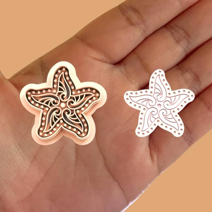 Ornament Zeester Polymeerklei snijder voor wholesale door Roussell Prints and Demand LLC