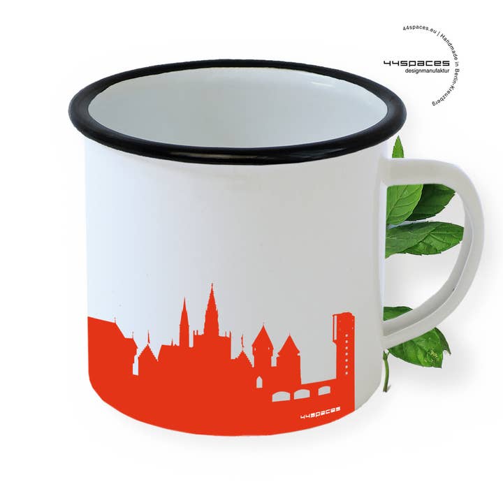 Tazza smaltata Constance | 5 colori per la vendita all'ingrosso da parte di 44spaces