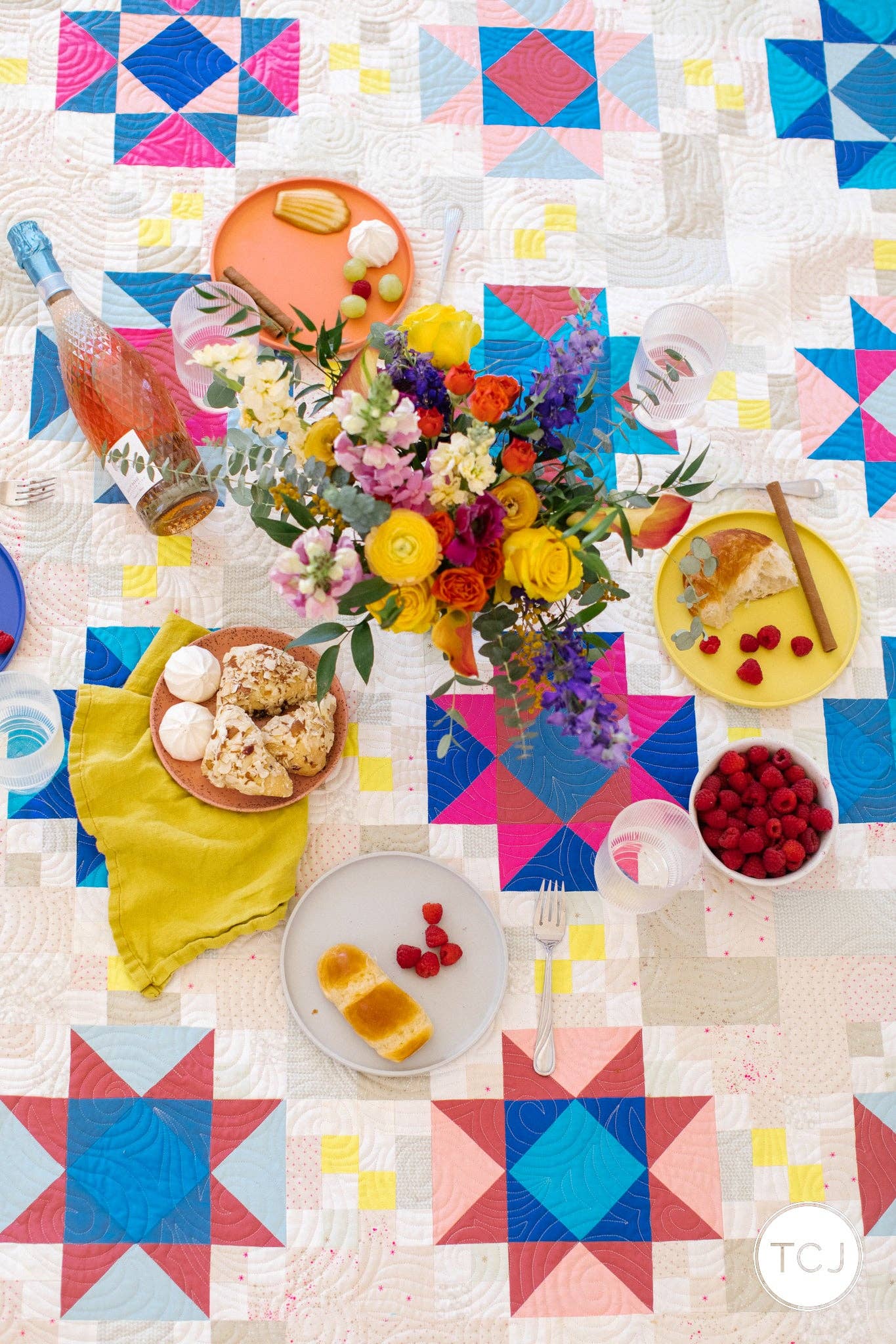 Then Came June - Wholesale Craft Sewing Kit - Champagne Quilt Pattern - Printed8