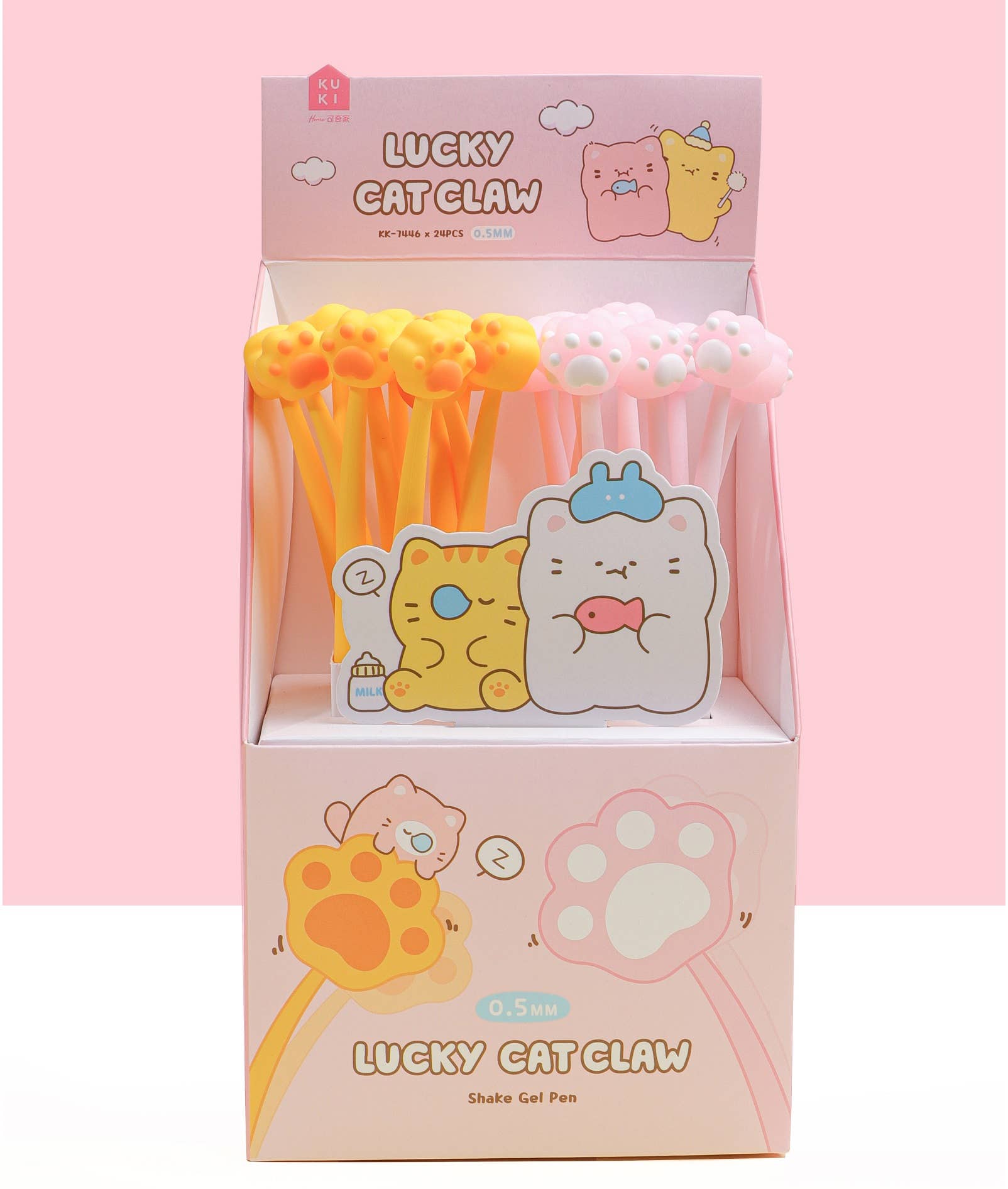 BCmini - Wholesale Pen - 22567 CAT PAWS WIGGLE GEL PEN