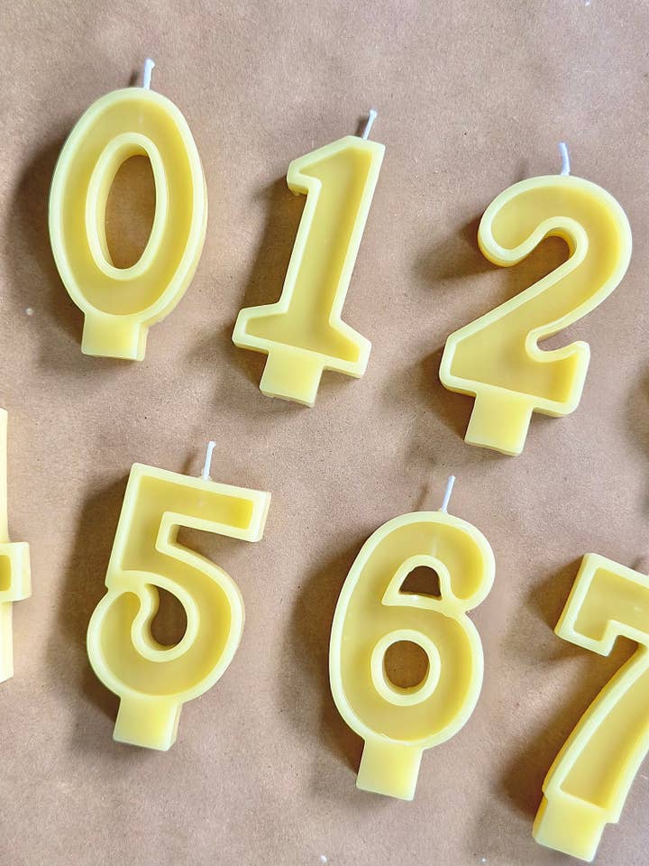 Beeswax Celebration Candle - Unpackaged for wholesale by Purpose & Planet