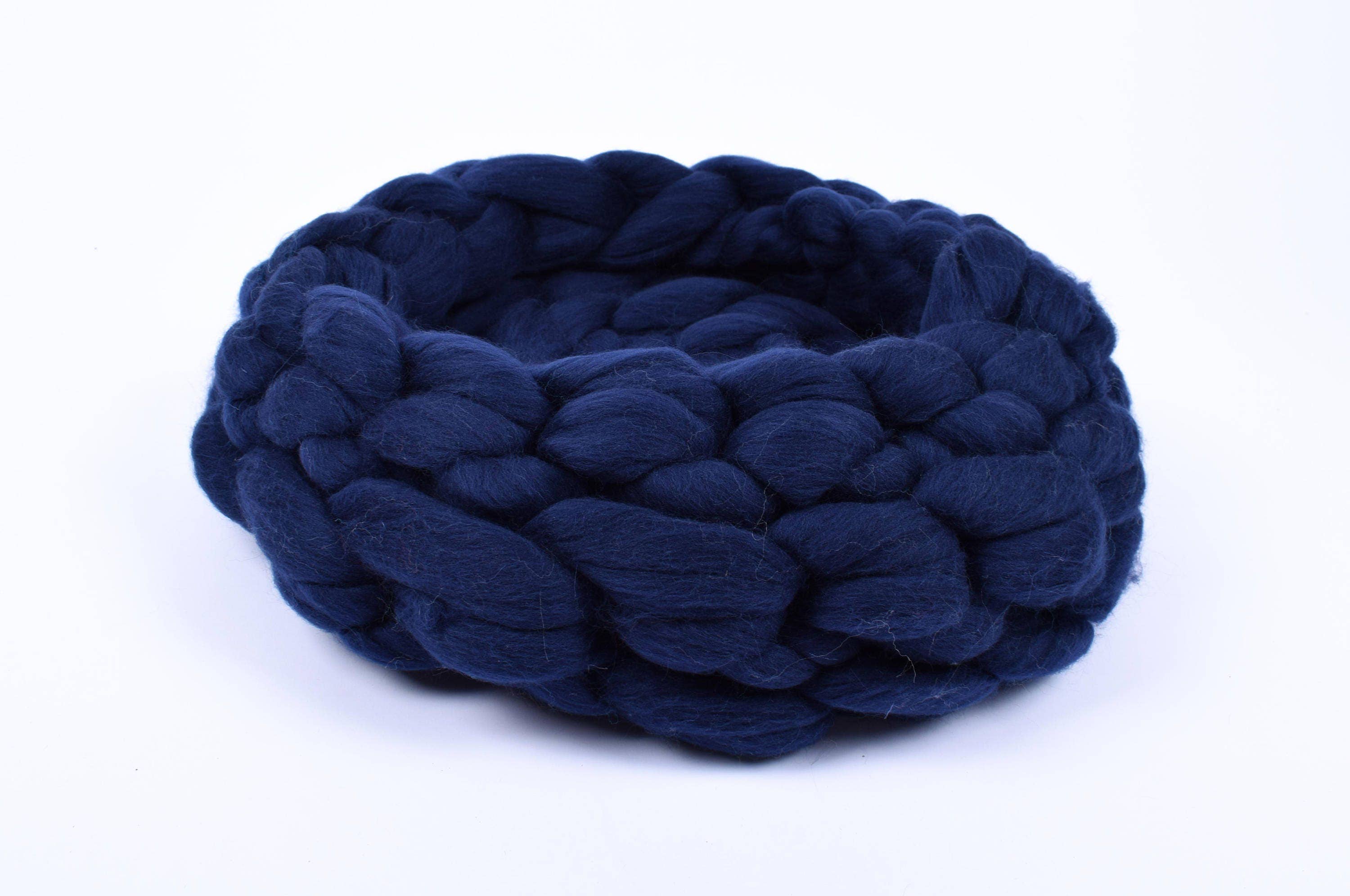 woolexperts - Vente Lit – chat et chien - Lit pour chat en grosse maille en laine mérinos et grotte pour animaux #23