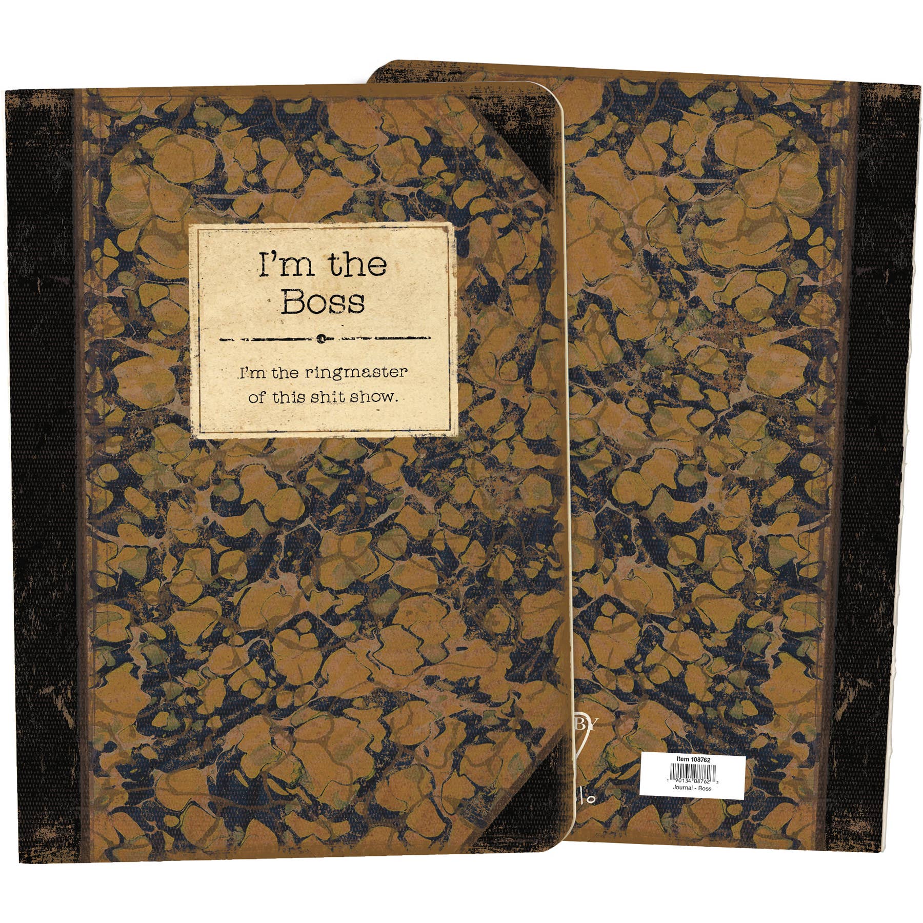 Primitives by Kathy - Wholesale Journal/Diary - I'm The Boss Journal0