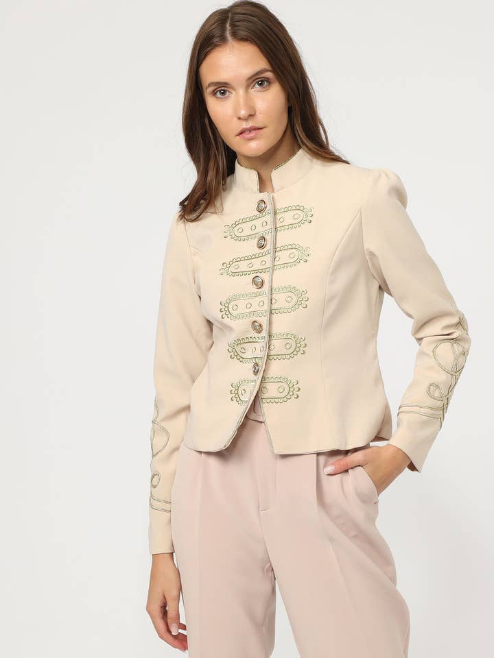 Military style jacket Ref: LA-260243 for wholesale by BanBat