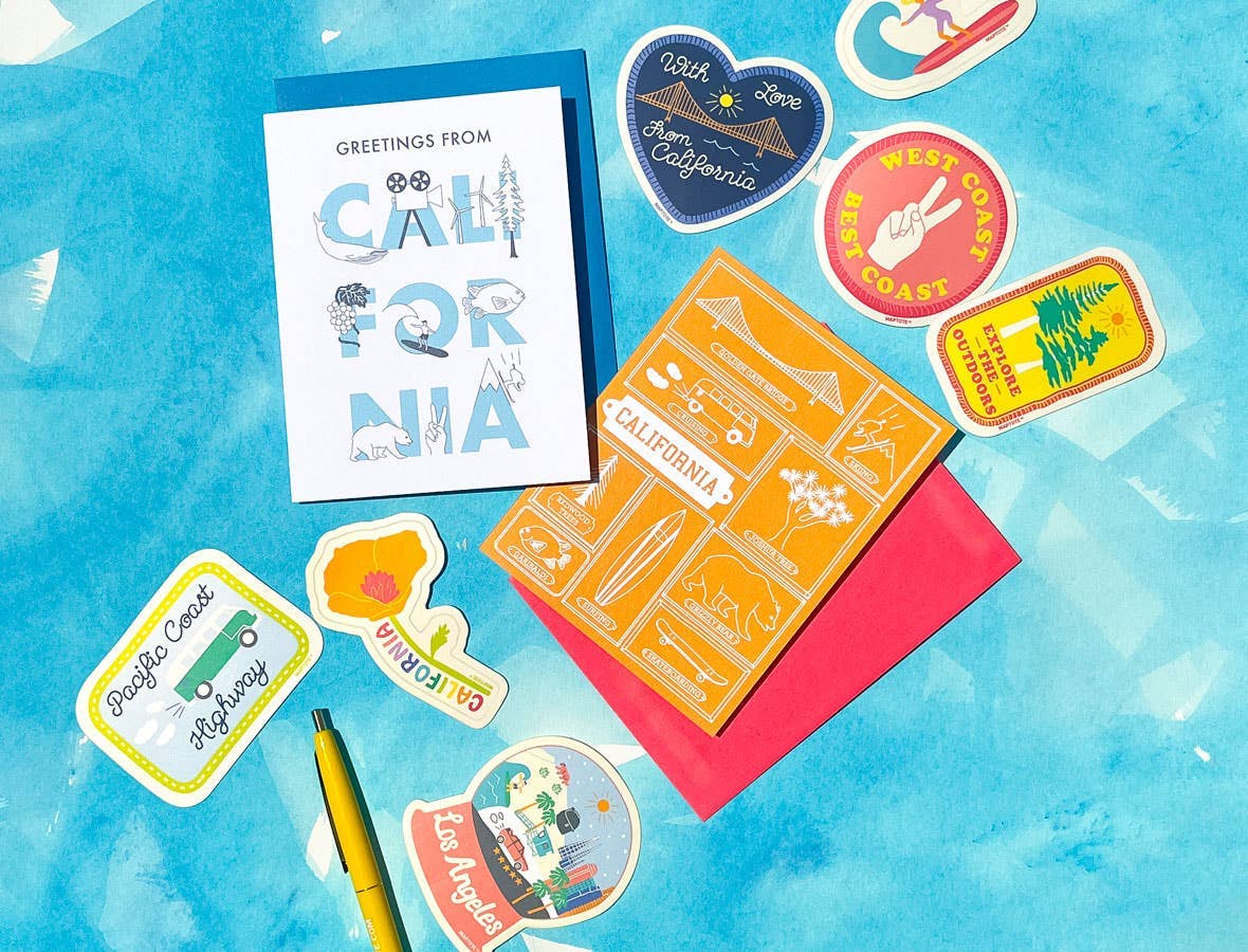 Maptote - Wholesale Everyday Greeting Card - Chicago Font Greeting Card — Souvenir, USA Made3