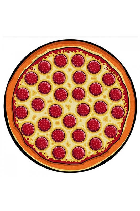 Suzie Q USA - Wholesale Beach Towel - "Pizza" Beach Blanket