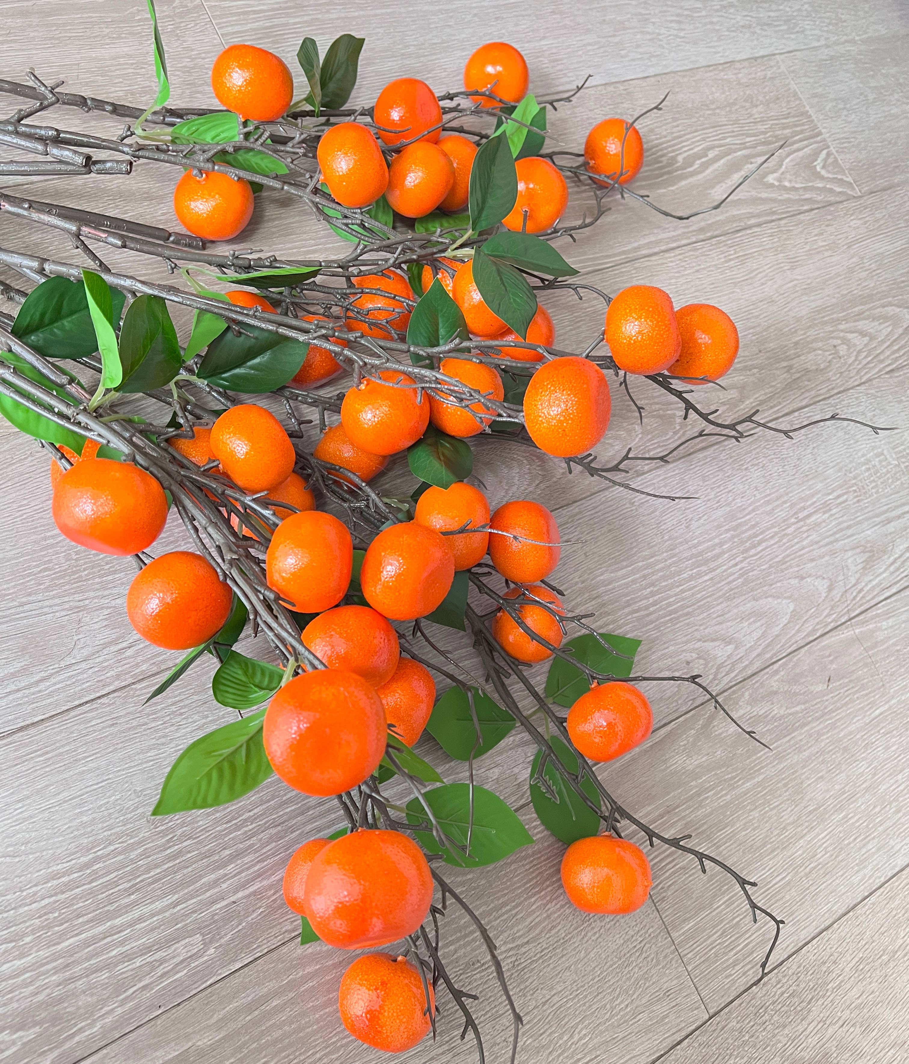 ACNITE(We cover U.S. import duties) - Wholesale Kunstbloemen - 28 „Kunstmatige sinaasappelfruittakken voor doe-het-zelf herfstdecoratie2