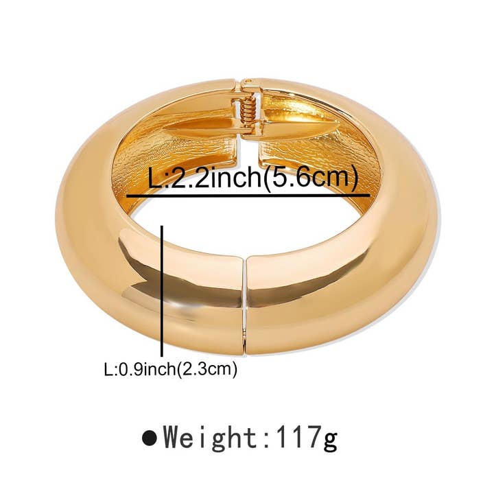 ACCITY - Wholesale Cuff Bracelet - NEW RETRO LUXURY FASHION VERSATILE OPEN BRACELET_CWMM3091