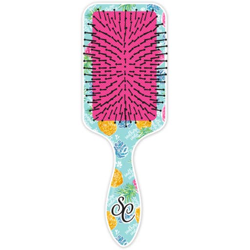 Escova de Penteado Tropical Pineapples por atacado de Southern Couture