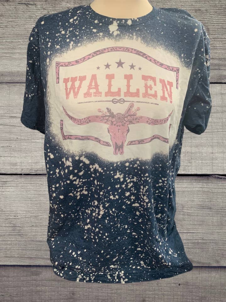 Wallen - Bleached Tee for wholesale by 478 Designs