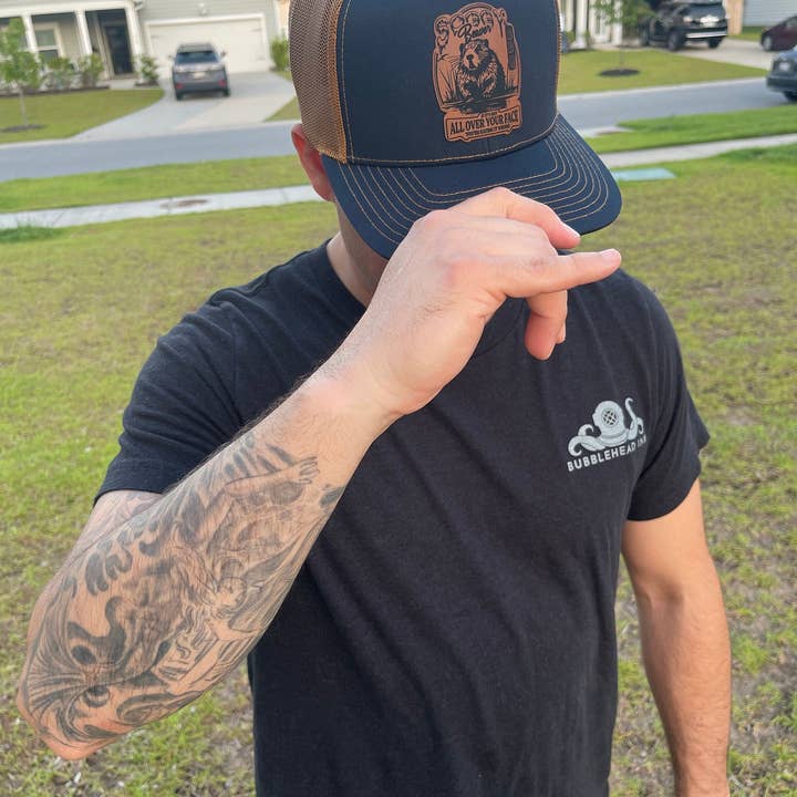 BUBBLEHEAD INK - Wholesale Trucker Hat - Unisex - Soggy Beaver BBQ Funny Richardson 112 Trucker Hat