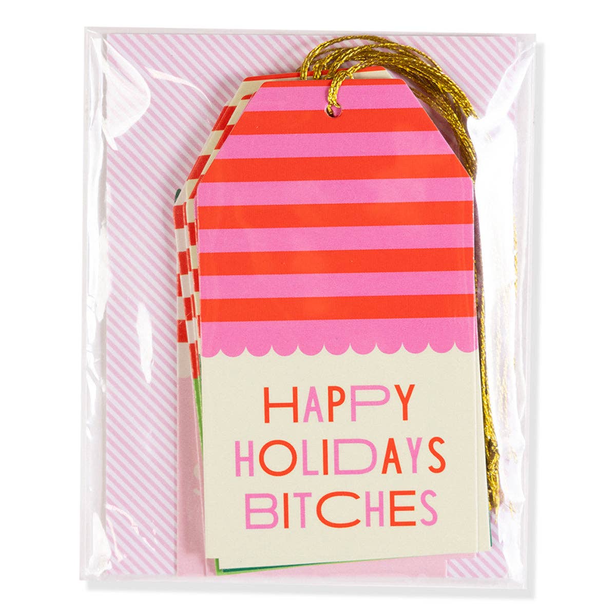 Furbish Studio - Wholesale Gift Tag - Gift Tag S/8 - Scallop Stripe1