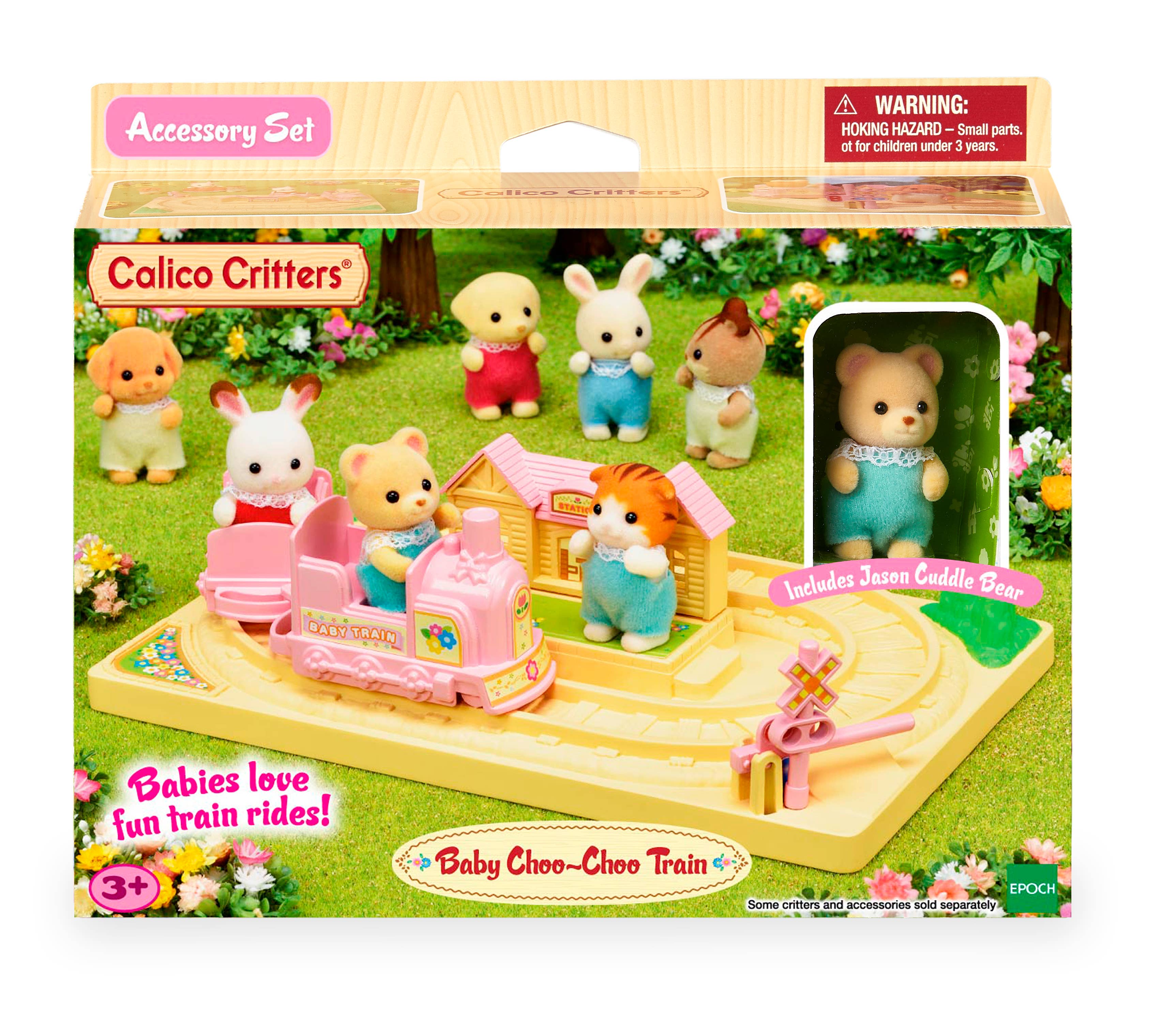 Epoch Everlasting Play - Wholesale Toy Set - Kids - Calico Critters Baby Choo Choo Train, Dollhouse Playset2