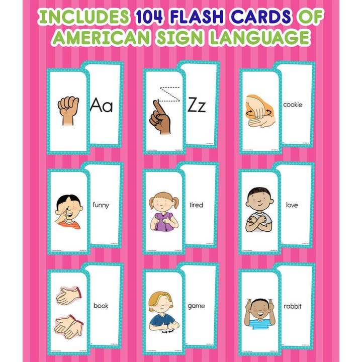 Carson Dellosa Education - Wholesale Learning Cards - Kids & Baby - Sign Language2