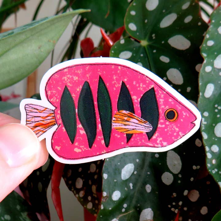 Pegatina pescado para venta al por mayor de Kathryn Churn Designs