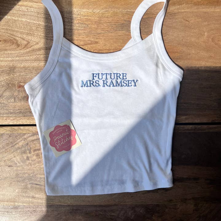Peanut Stitches Co. - Wholesale Tank Top - Women's - Custom Embroidered Tank Top2