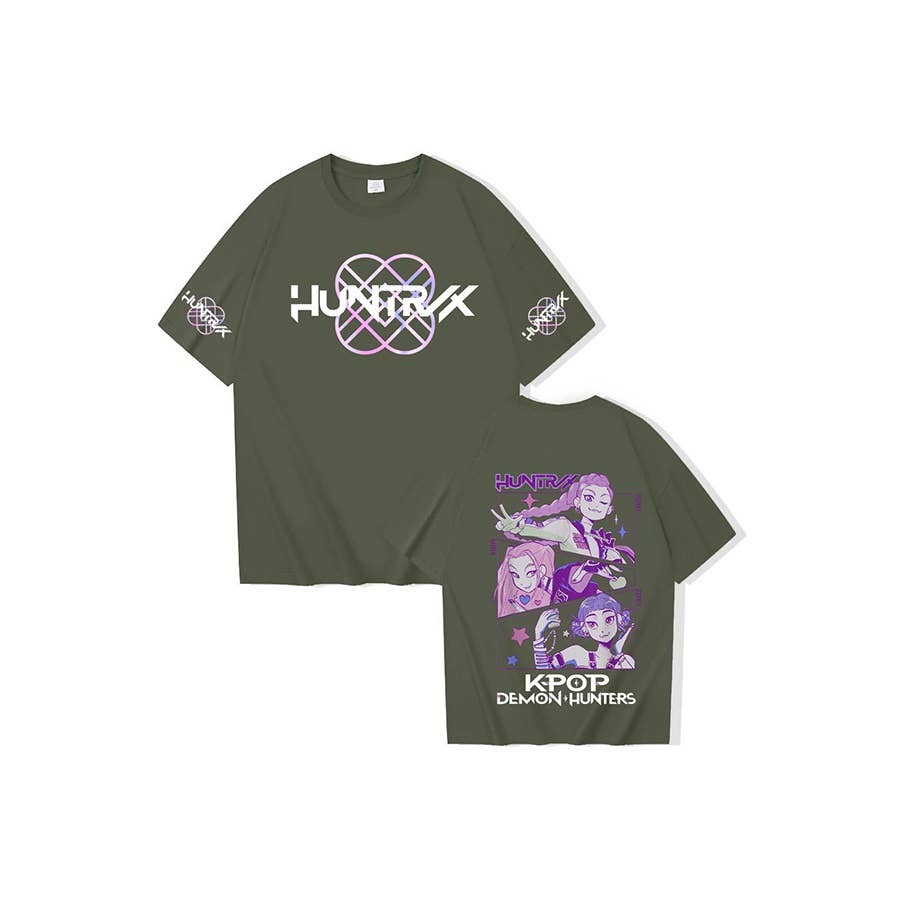 Paperdoll - Vente T-shirt à imprimés – femme - T-shirt Chasseurs de Démons K-Pop Anime8