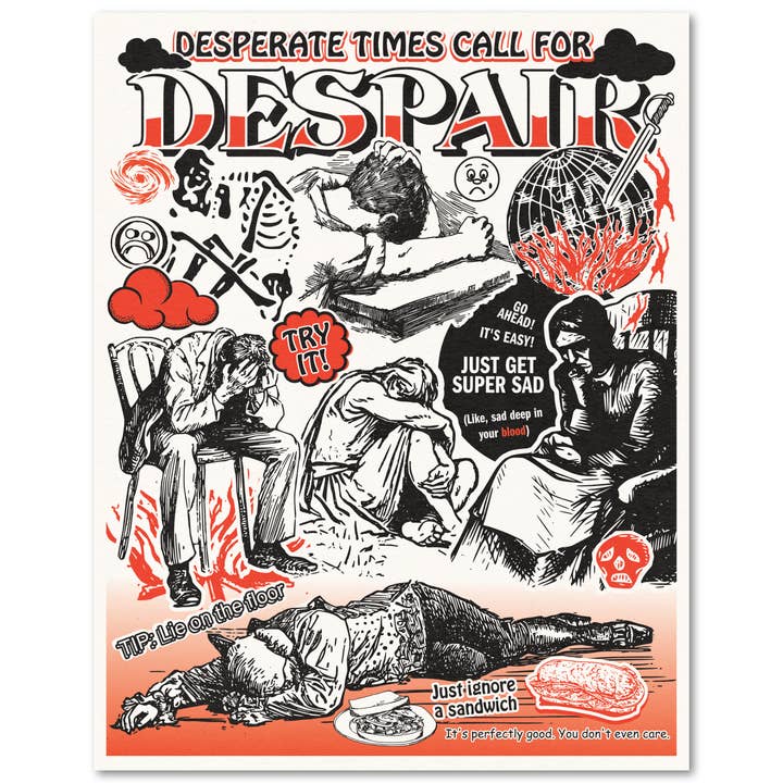 "Despair" Poster for wholesale by Arcane Bullshit