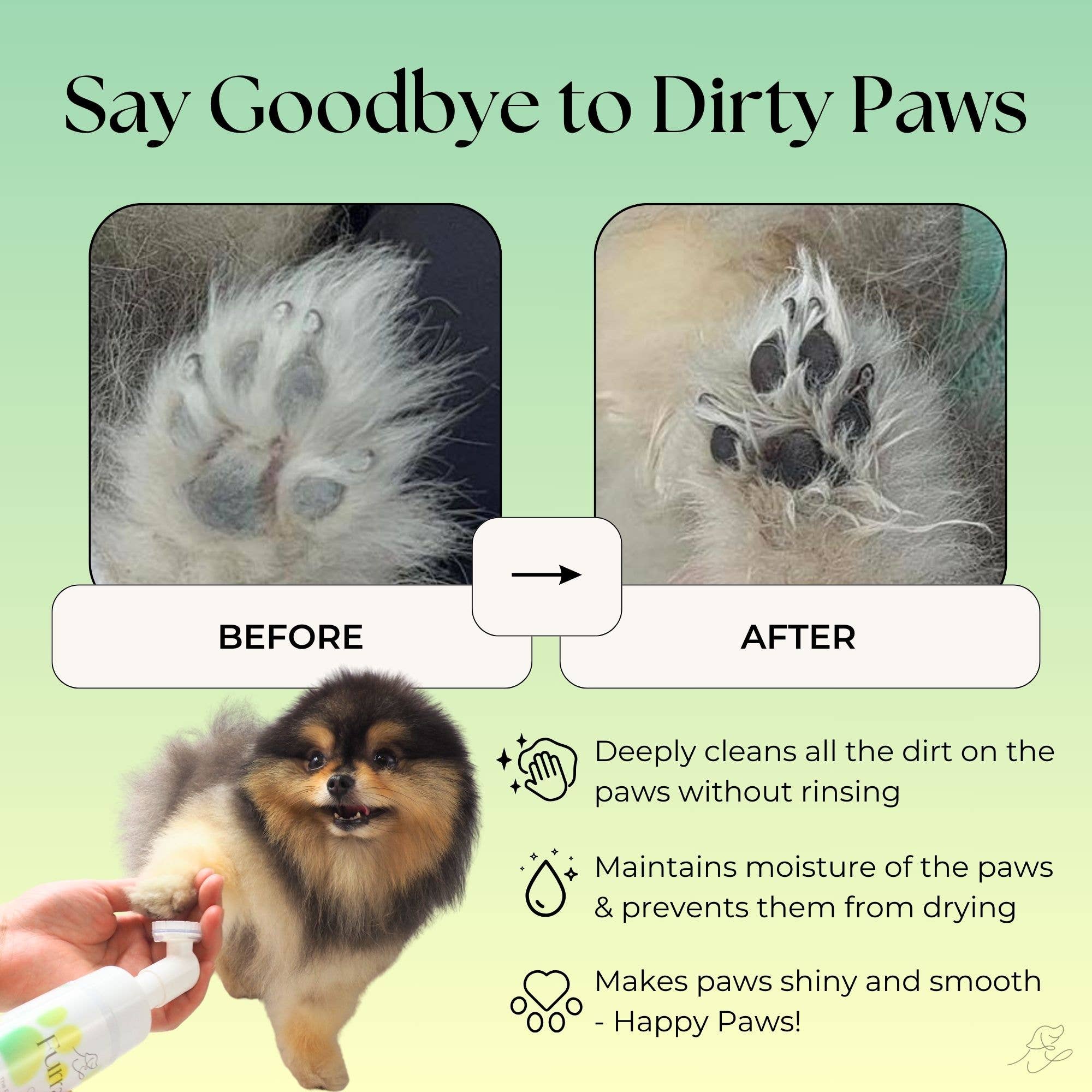 Furray - Wholesale Pet Cleaning Supplies - The Pawfect Paw Cleaner for Dogs & Cats (150ml/5oz)5
