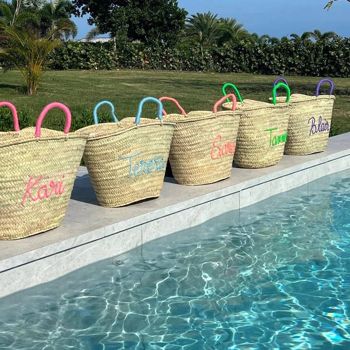 Moroccan Natural bazaar - Wholesale Beach Bag - Bridesmaid Bag, Personalized Bachelorette Party Gift Basket2