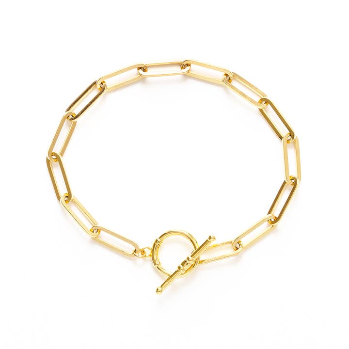 Amano Studio - Wholesale Link & Chain Bracelet - Toggle Clasp Roxy Bracelet