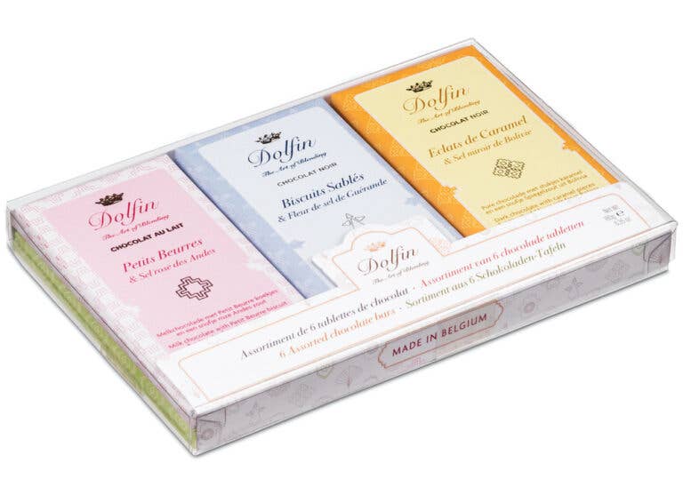 Dolfin - Wholesale Chocolate Box - Set of 6 “Sweet and Salty” Tablets1