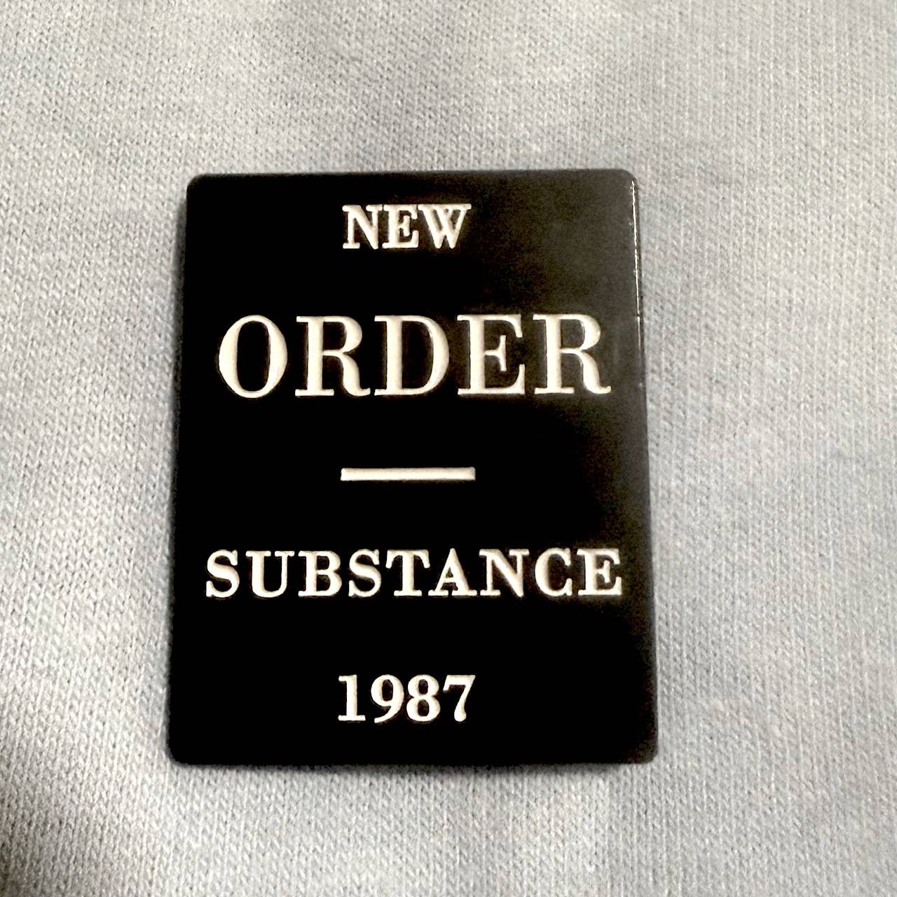 B-Side - Wholesale Lapel Pin/Button - New Order Substance 1987 Pin1