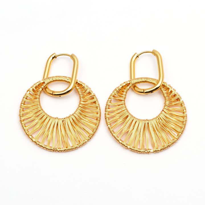 Boucles d'oreilles Thea | Acier inoxydable premium pour la vente par Wauw