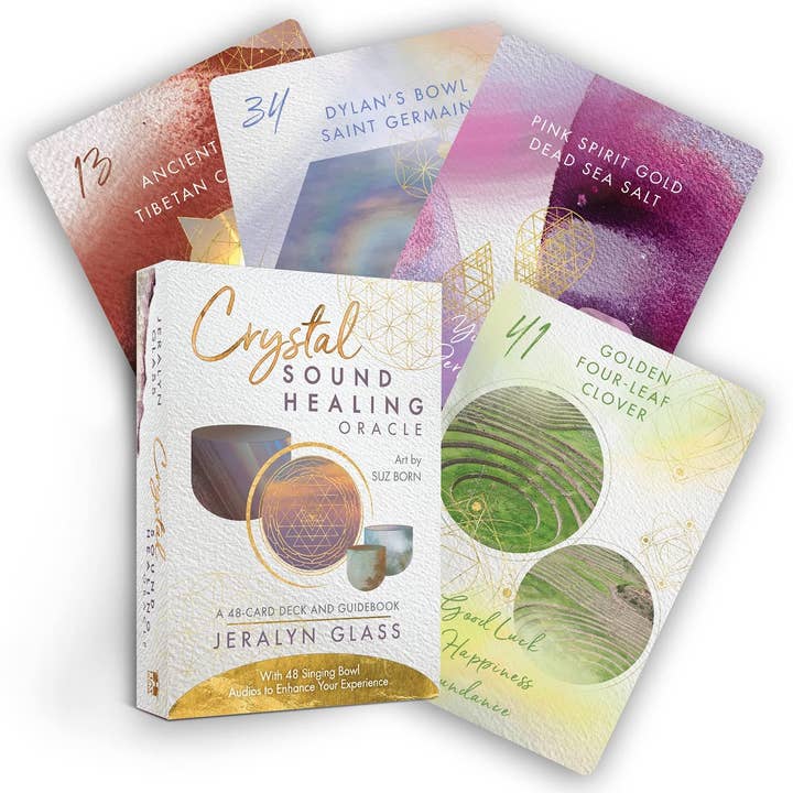 Crystal Sound Healing Oracle Cards Hay House for wholesale by Cardshouse