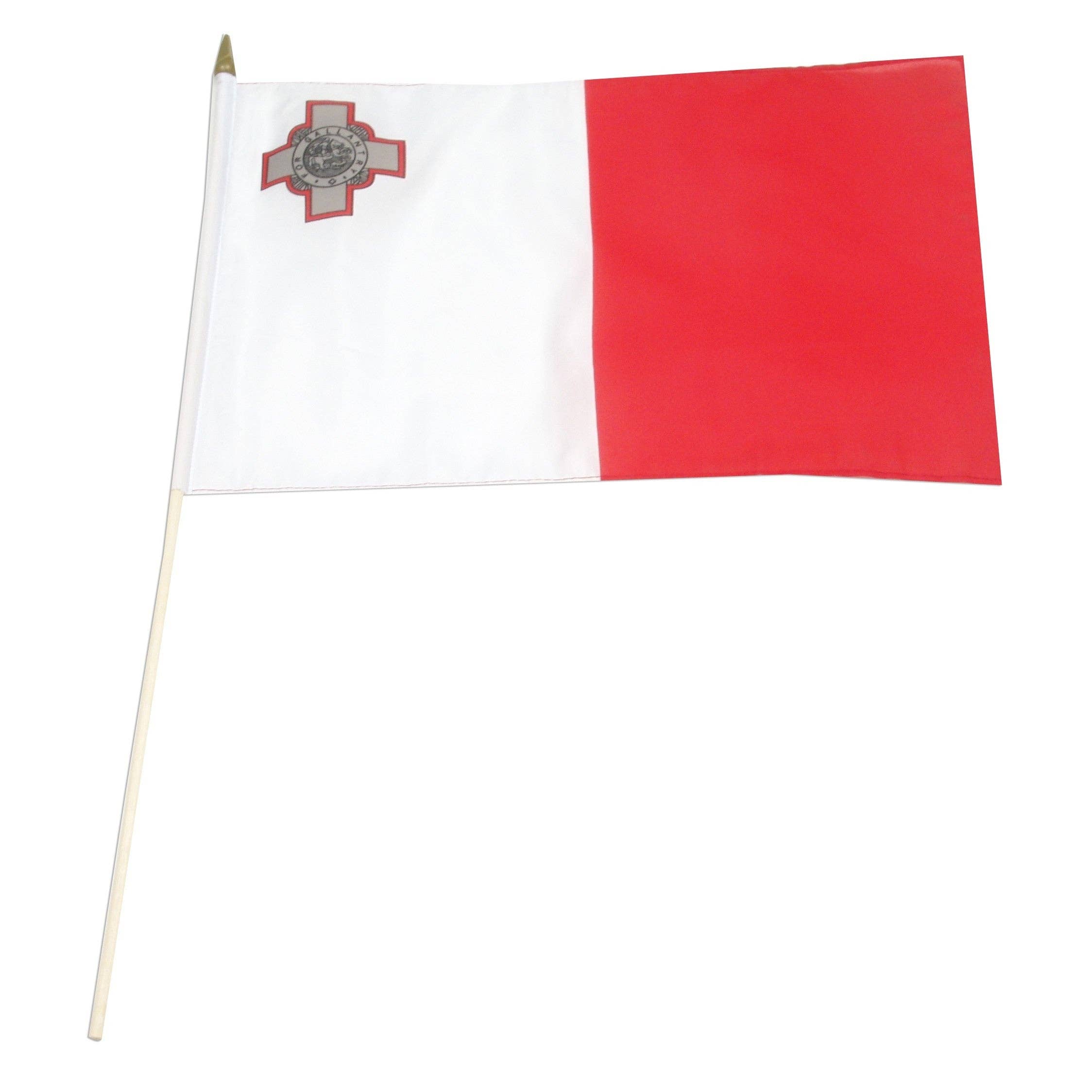 1-800 Flags - Wholesale Flag - Malta 12in x 18in Mounted Flag0