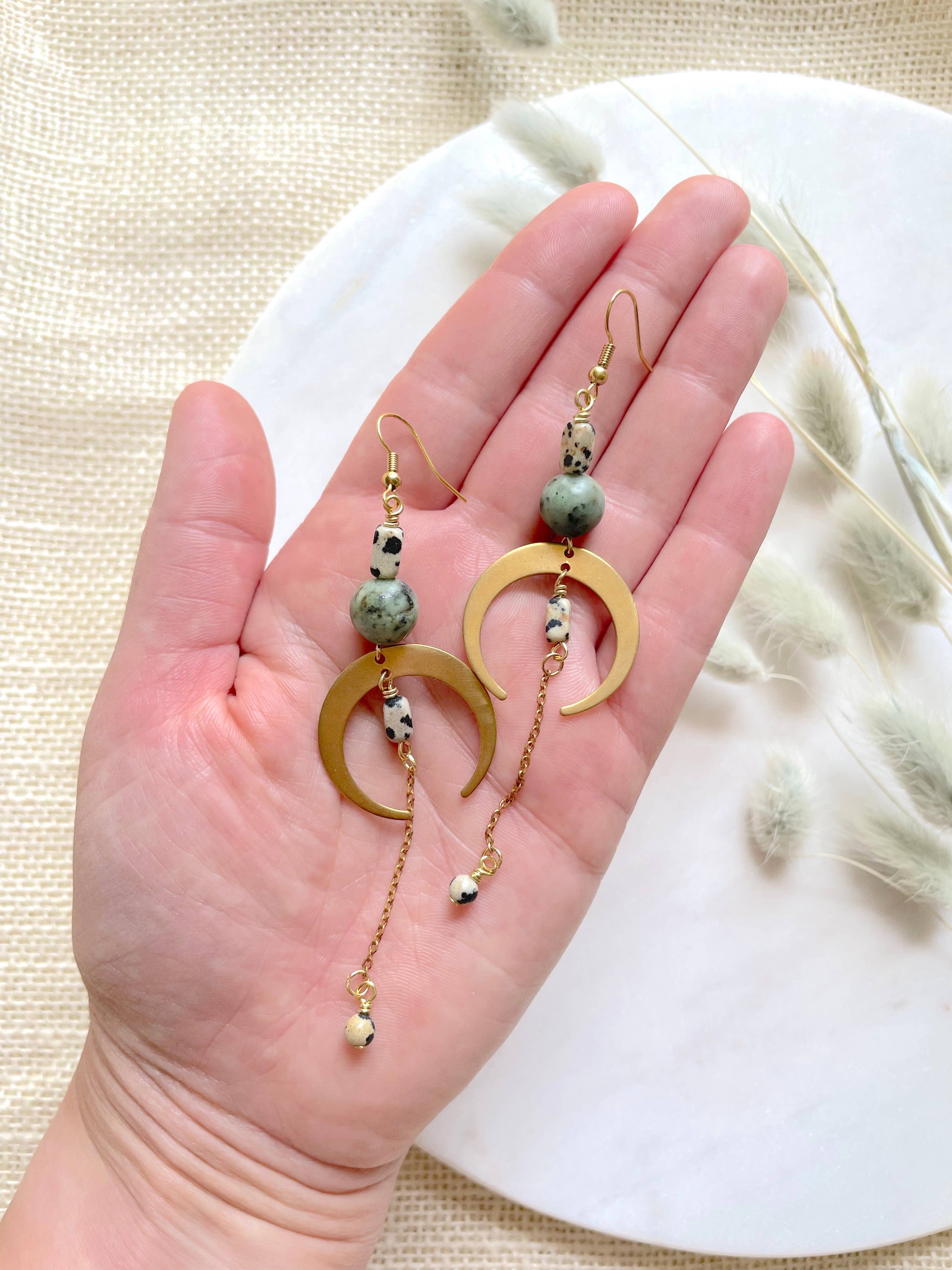 XTRA by Stacey - Wholesale Dangle Earrings - The Sasha Earring - African Turquoise1