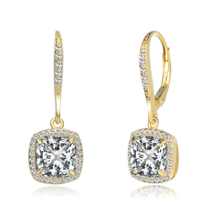 Sterlin Silver Cubic Zirconia Earrings(6224) for wholesale by Genevive