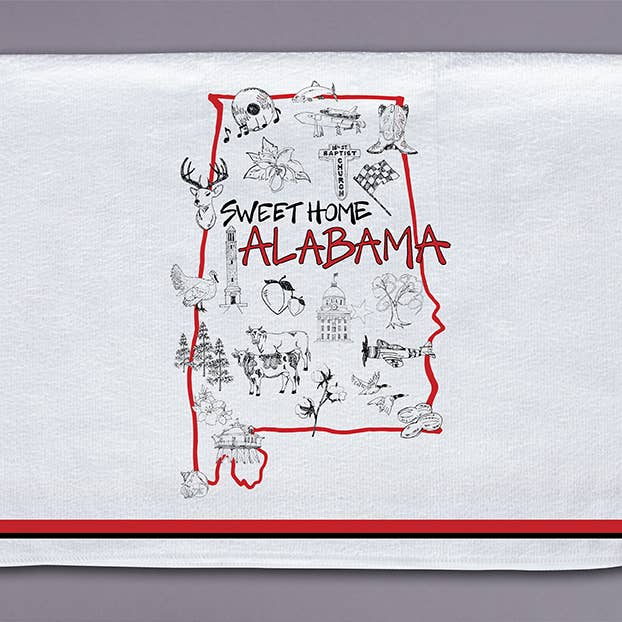 AL State Towel for wholesale by MAGNOLIA LANE