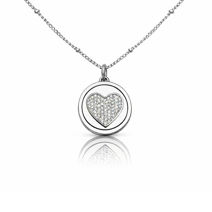 Valentina Lip Balm Necklace in Stainless Steel for wholesale by Get Balmy - USA