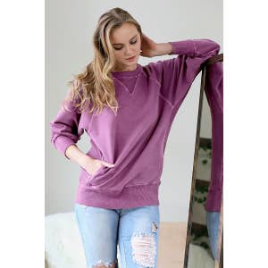 Purchase Wholesale ribbed sweatshirt. Returns & 60 Terms on Faire .com