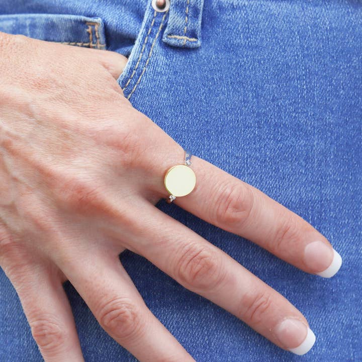 Ideaure Jewelry - Wholesale Band/stacked ring - Alice Flip Ring9