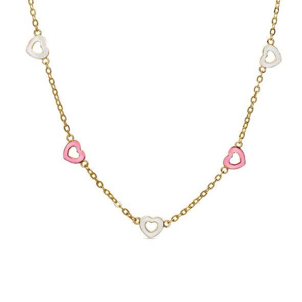 Lily Nily - Wholesale Kids Necklace - Kids - Heart Station Necklace2
