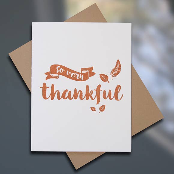 Dankbare kaart - Doos van 6 voor wholesale door Sky of Blue Cards