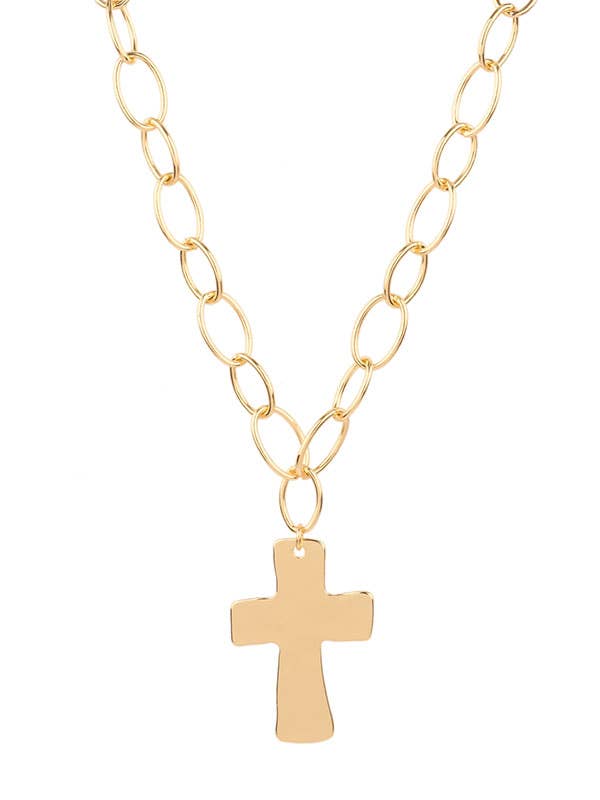 ( GX1031 ) COLLAR CON COLGANTE DE CRUZ para venta al por mayor de Jewelry Max