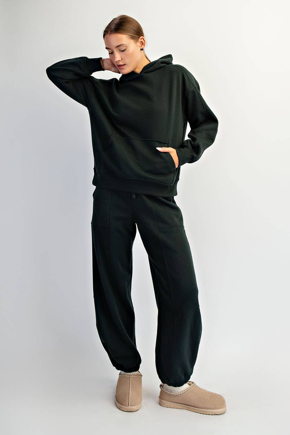 Rae Mode - Wholesale Athletic Pants - Women's - FLEECE COCOON JOGGER SWEATPANTS6