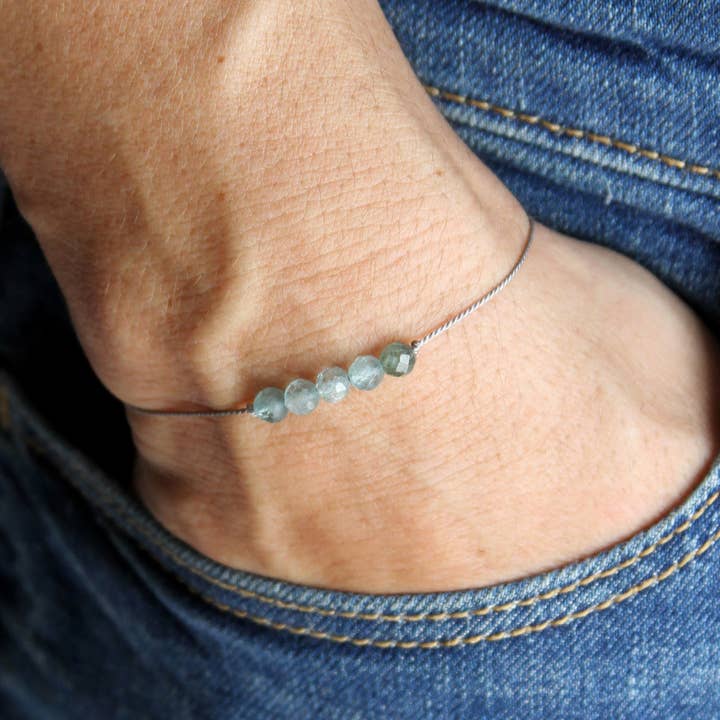 Sunday Girl by Amy DiLamarra - Vente Bracelet de perles - CGB-APA | Bracelet en pierres et cristaux de guérison en apatite2